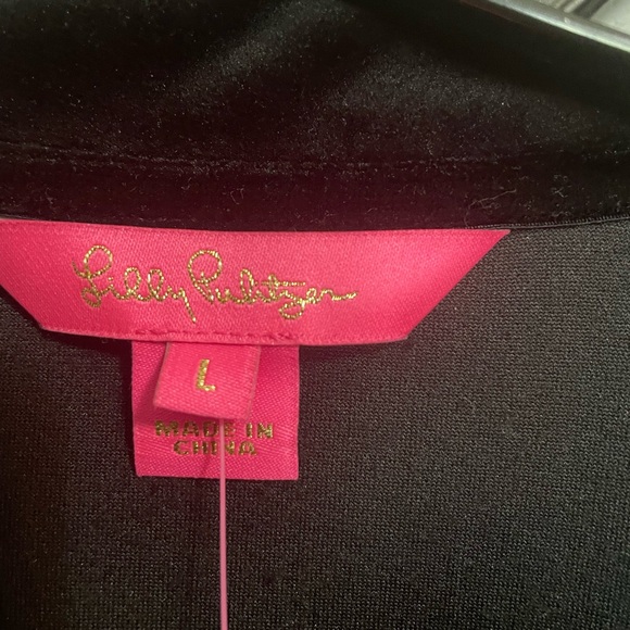 Lilly Pulitzer Black Long Sleeve Dress - Picture 3 of 3